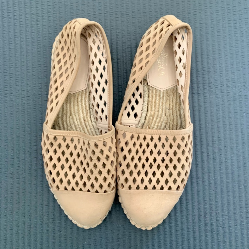 Loeffler Randall Mara Perforated Nubuck Espadrille